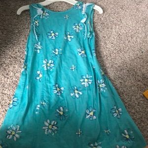 flower dress blue